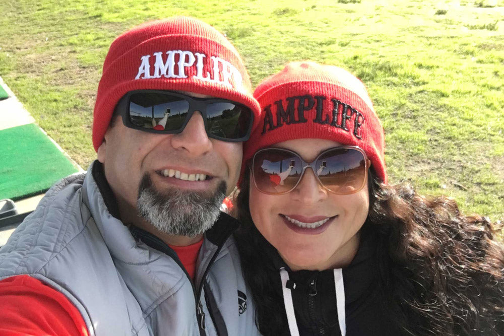 ABDUL NEVAREZ WITH HIS WIFE PRISCILLA NEVAREZ, CO-FOUNDERS OF AMPLIFE